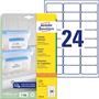Label, 63,5x33,9 mm, can be frozen, AVERY ZWECKFORM, 600 label/pack